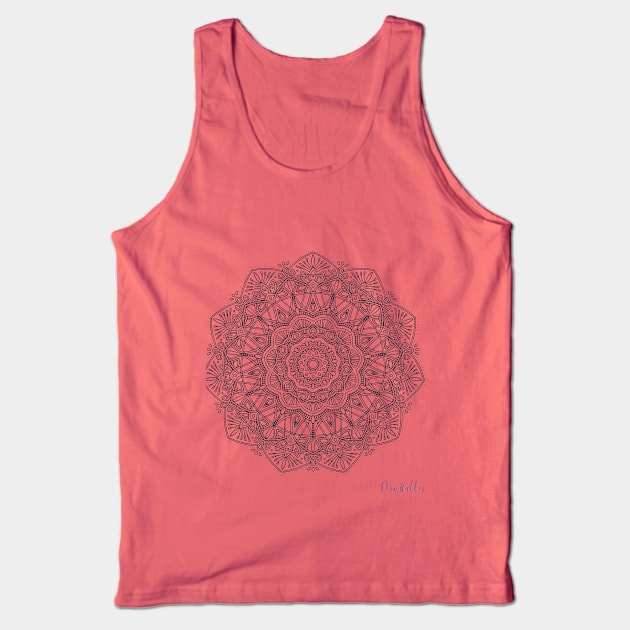 Decorative Color Mandala Tank Top by mindfully Integrative 